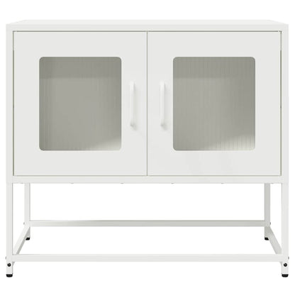 TV-Schrank Weiß 68x39x60,5 cm Kaltgewalzter Stahl