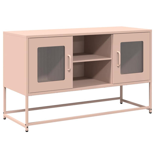 TV-Schrank Rosa 100,5x39x60,5 cm Stahl