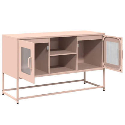 TV-Schrank Rosa 100,5x39x60,5 cm Stahl