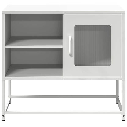 TV-Schrank Weiß 68x39x60,5 cm Stahl