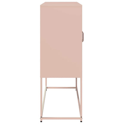 Sideboard Rosa 100,5x39x107 cm Kaltgewalzter Stahl