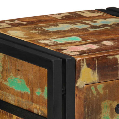 Nachttisch Mehrfarbig 40 x 35 x 50 cm Massives Altholz