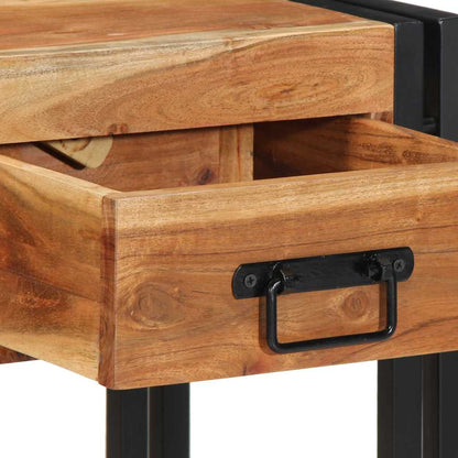 Nachttisch Braun 40 x 35 x 50 cm Massivholz Akazie