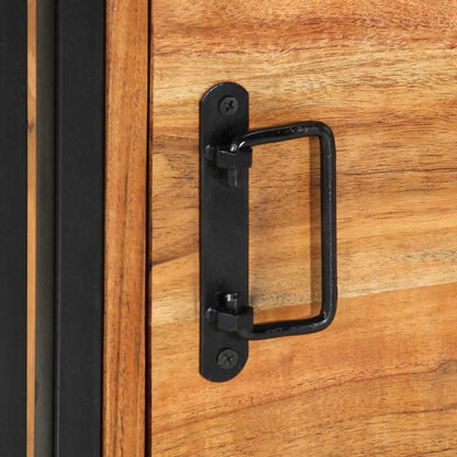 Nachttisch 40x40x59 cm Massivholz Akazie