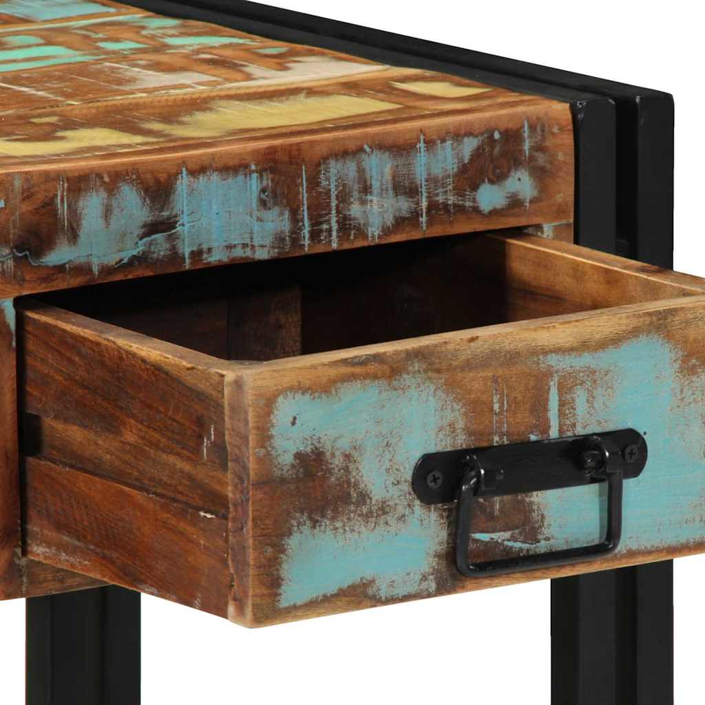 Nachttisch Mehrfarbig 40 x 40 x 50 cm Massives Altholz