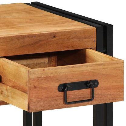 Nachttisch Braun 40 x 40 x 50 cm Massivholz Akazie