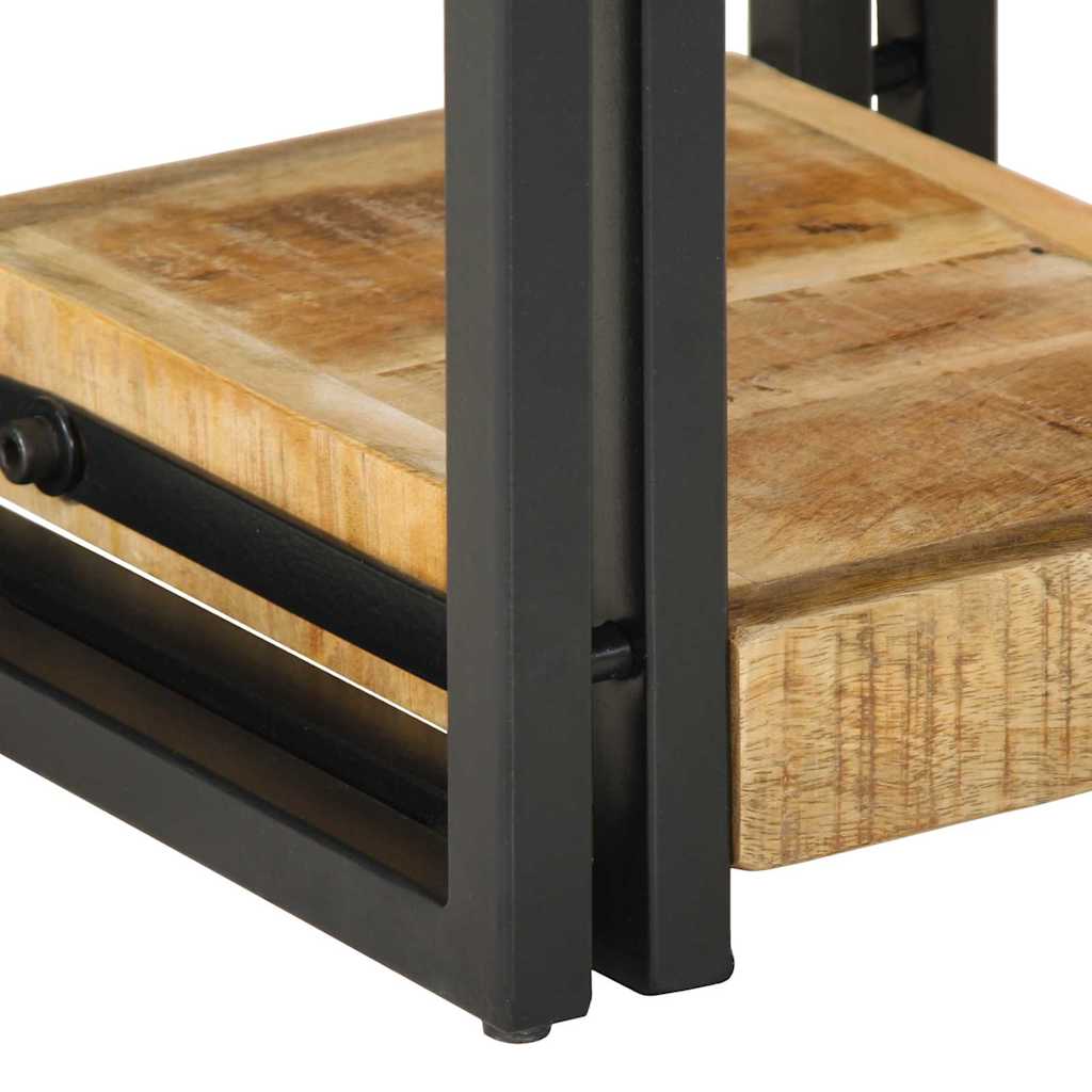 Nachttisch Braun 30 x 30 x 40 cm Massivholz Mango