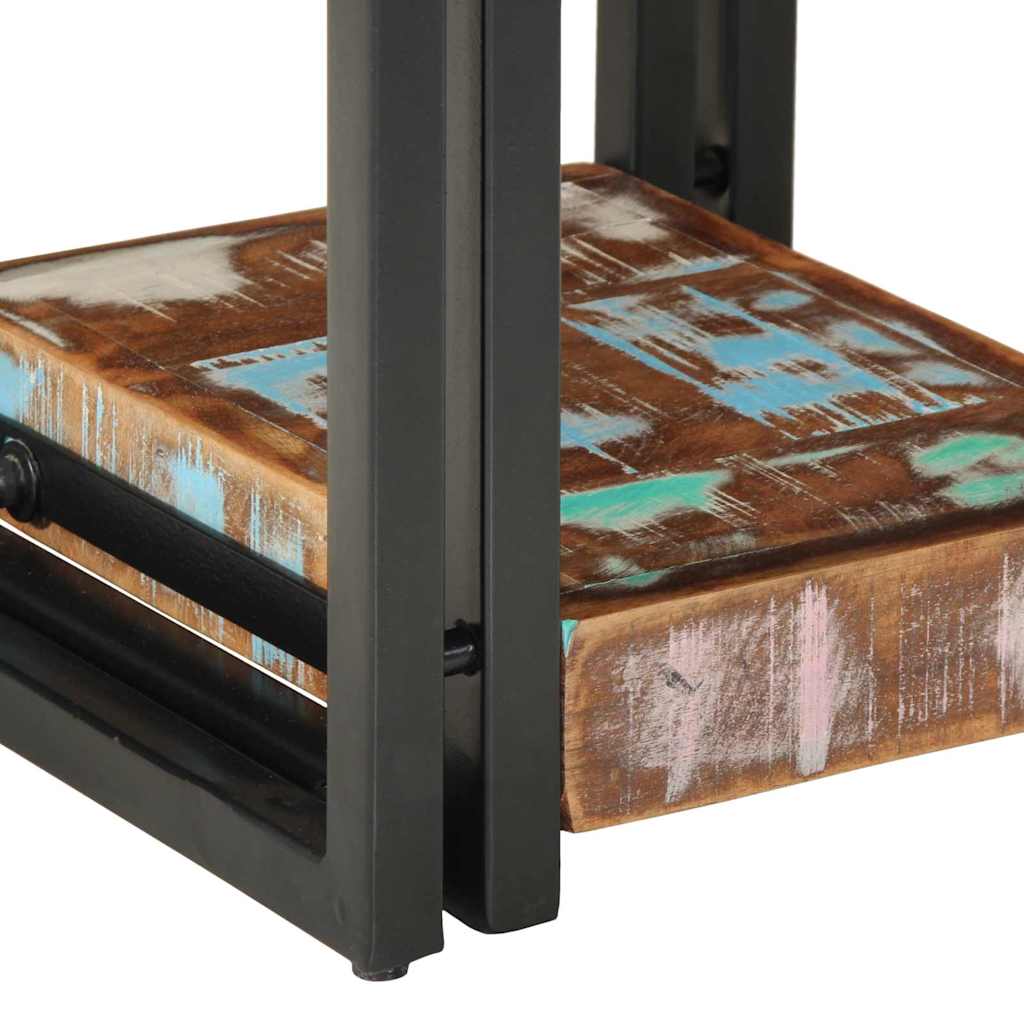 Nachttisch 2 pcs Mehrfarbig 30 x 30 x 40 cm Massives Altholz