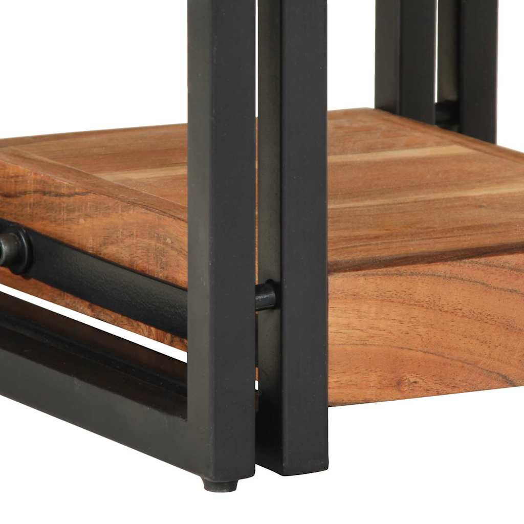 Nachttisch 2 pcs Braun 30 x 30 x 40 cm Massivholz Akazie