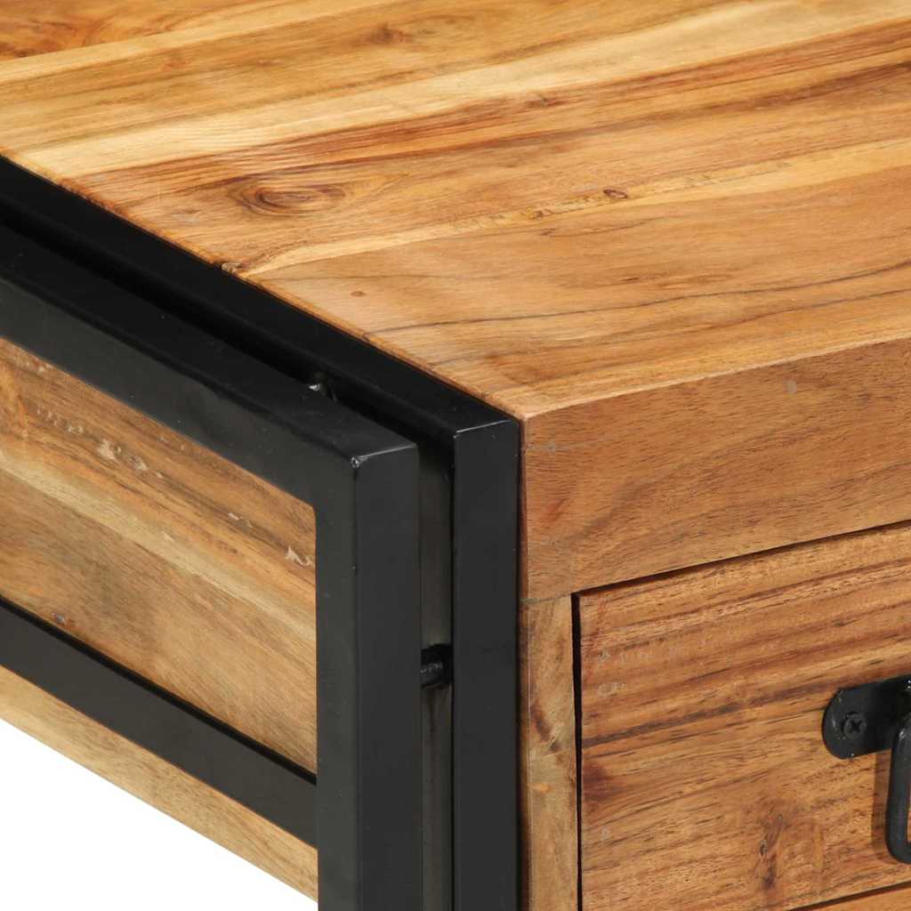 Beistelltisch Braun 40 x 40 x 50 cm Akazie Massivholz