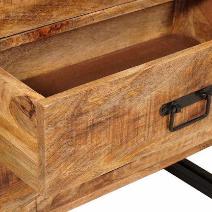 Sideboard mit Schubladen Braun 66 x 33 x 70 cm Massivholz Mango