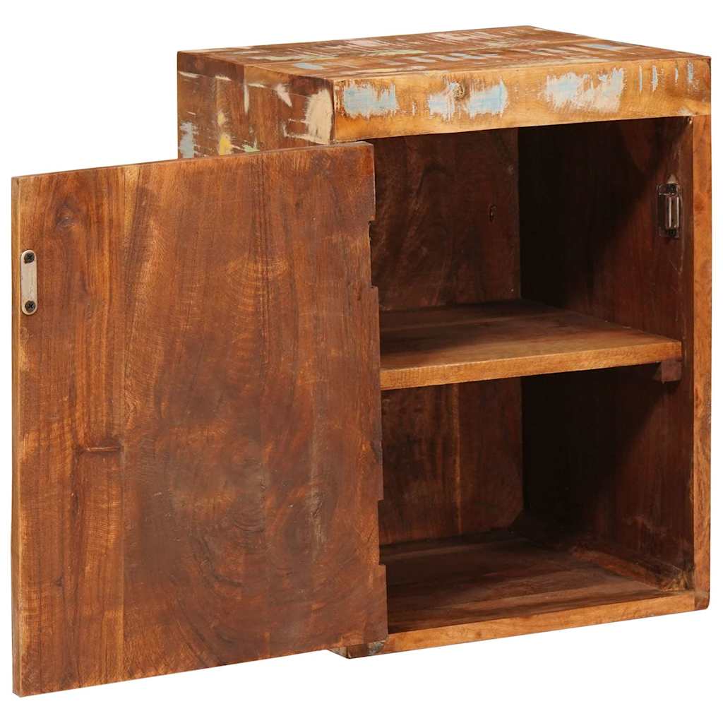 Nachttisch 2 pcs Braun 35 x 33 x 48 cm Massivholz recycelt