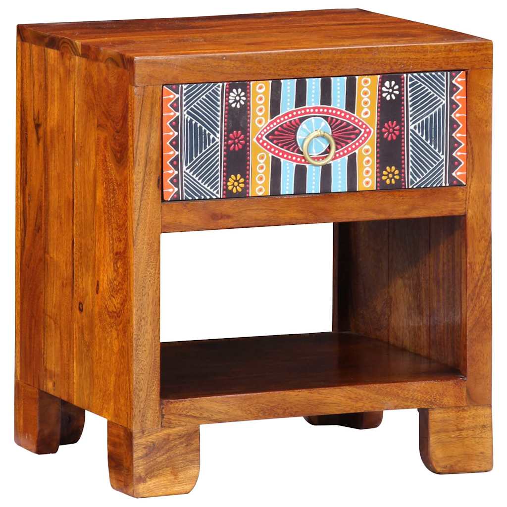 Sideboard Honigbraun 40 x 35 x 45 cm Massivholz Akazie