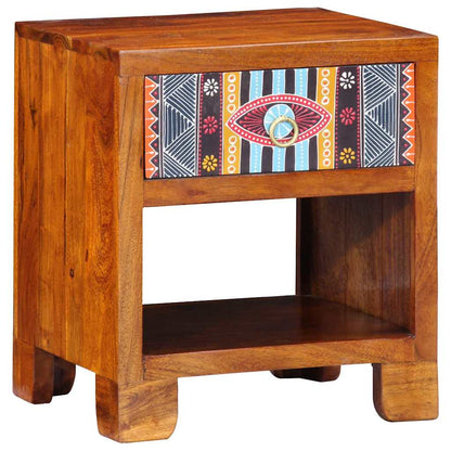 Sideboard Honigbraun 40 x 35 x 45 cm Massivholz Akazie