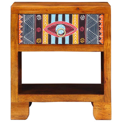 Sideboard Honigbraun 40 x 35 x 45 cm Massivholz Akazie