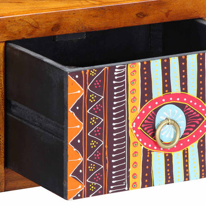 Nachttisch 2 pcs Braun 35 x 30 x 22 cm Akazie Massivholz