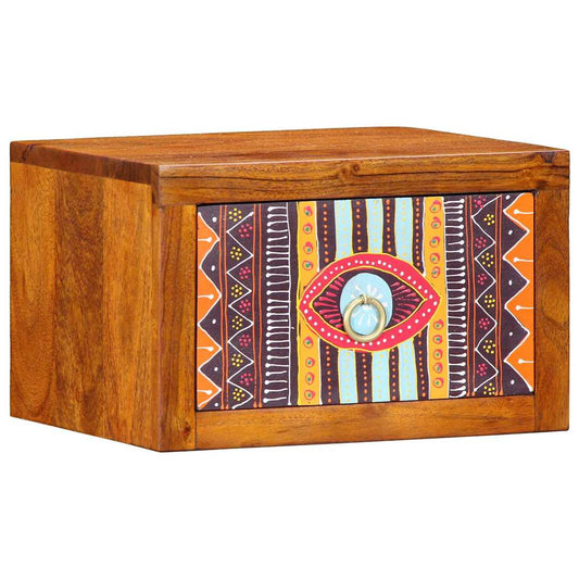 Nachttisch 2 pcs Braun 35 x 30 x 22 cm Akazie Massivholz