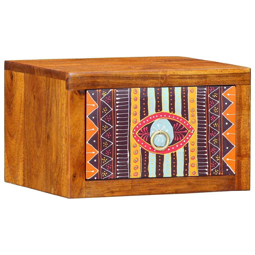 Nachttisch 2 pcs Braun 35 x 30 x 22 cm Akazie Massivholz