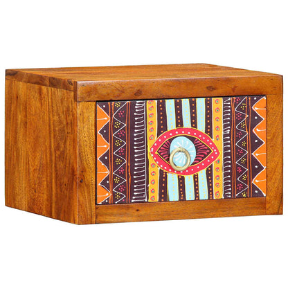 Nachttisch 2 pcs Braun 35 x 30 x 22 cm Akazie Massivholz