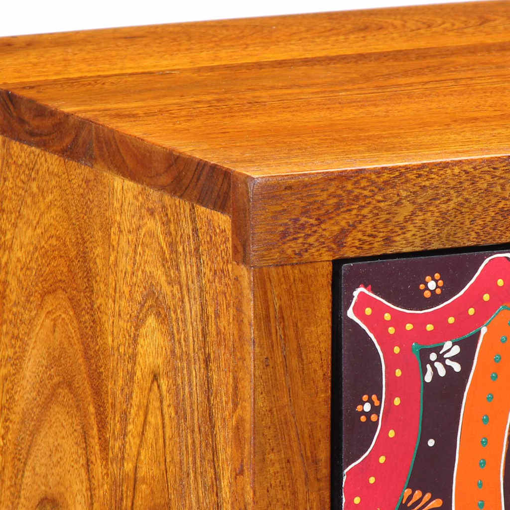 Nachttisch 2 pcs Braun 35 x 30 x 40 cm Akazie Massivholz