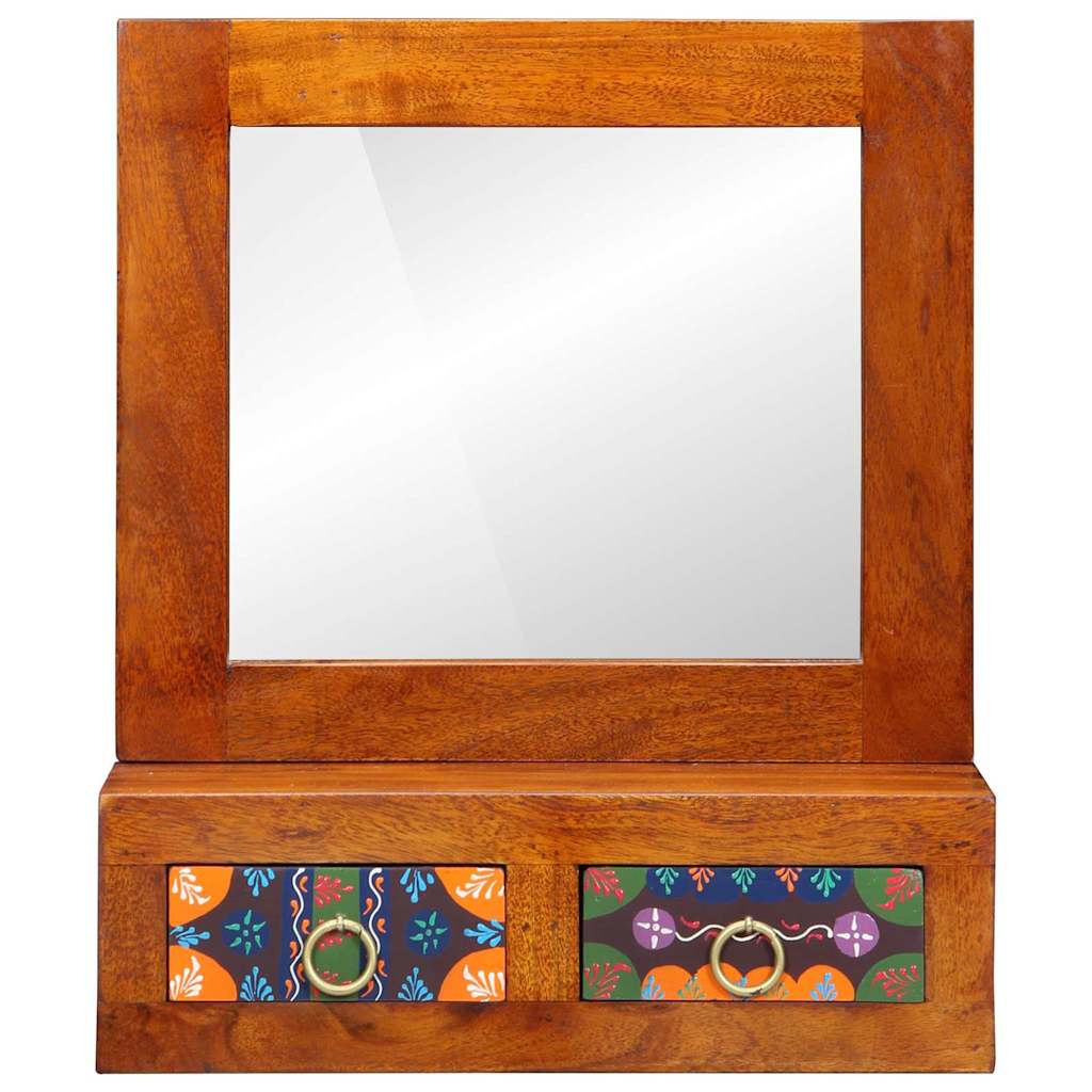 Wandschrank Braun 40 x 20 x 50 cm Massivholz Akazie