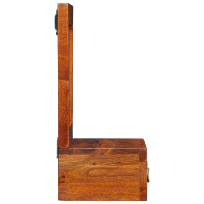 Wandschrank Braun 40 x 20 x 50 cm Massivholz Akazie