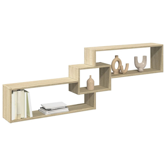 Wandschrank 158x18x53 cm Sonoma Eiche Holzwerkstoff