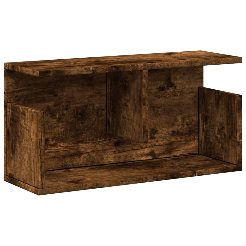 Wandschrank 60x20x30 cm Räuchereiche Holzwerkstoff