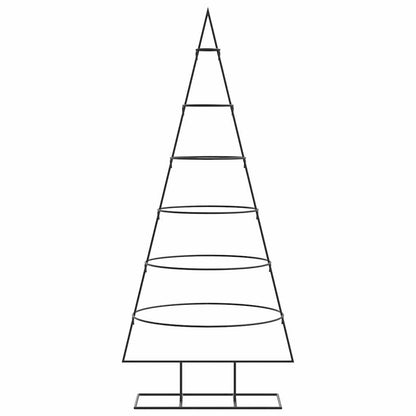 Metall-Weihnachtsbaum für Dekorationen Schwarz 150 cm