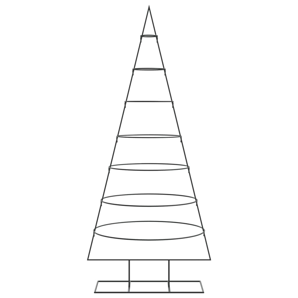 Metall-Weihnachtsbaum für Dekorationen Schwarz 180 cm