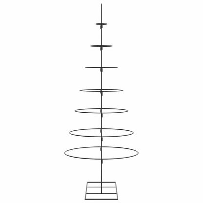Metall-Weihnachtsbaum für Dekorationen Schwarz 180 cm