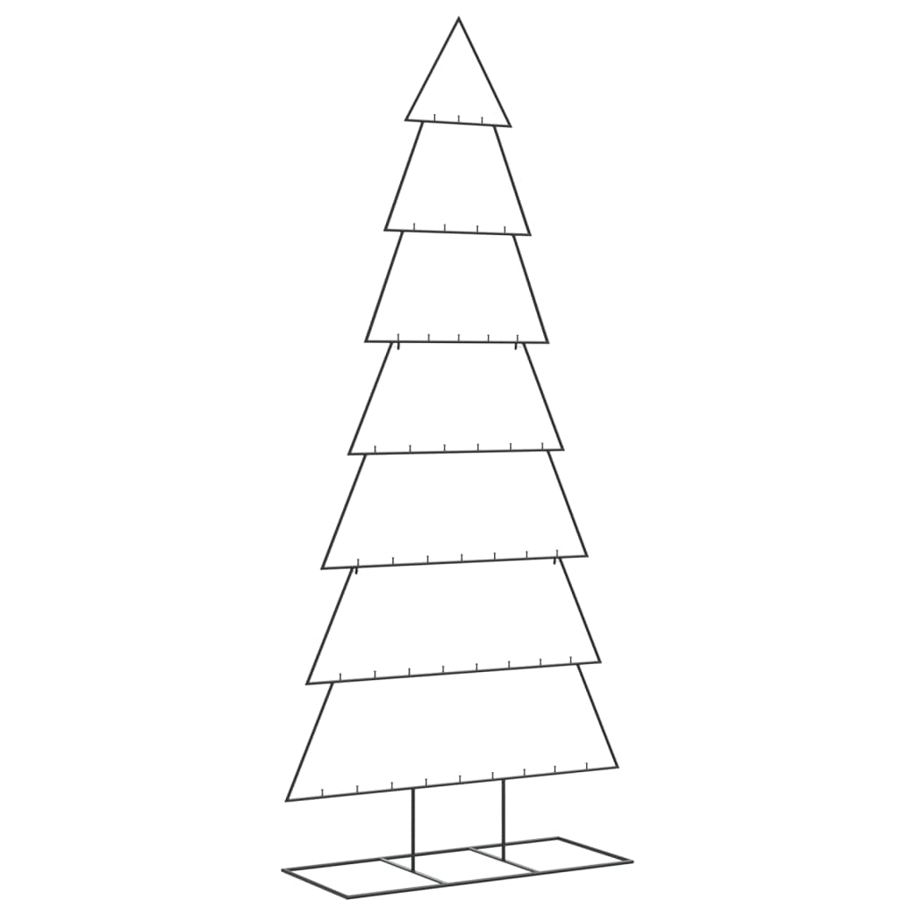 Metall-Weihnachtsbaum zum Dekorieren Schwarz 210 cm