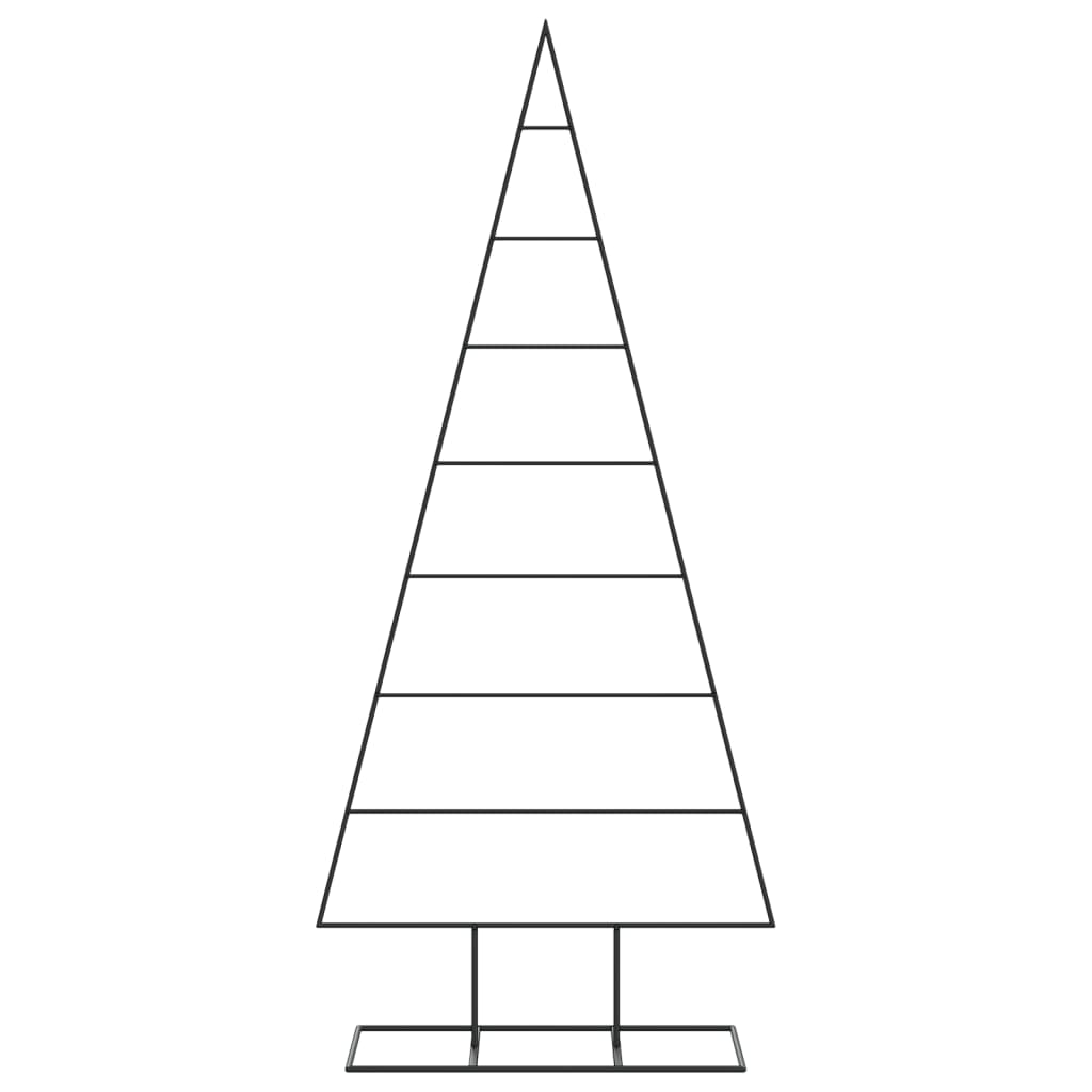 Metall-Weihnachtsbaum für Dekorationen Schwarz 180 cm