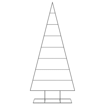 Metall-Weihnachtsbaum zum Dekorieren Schwarz 210 cm