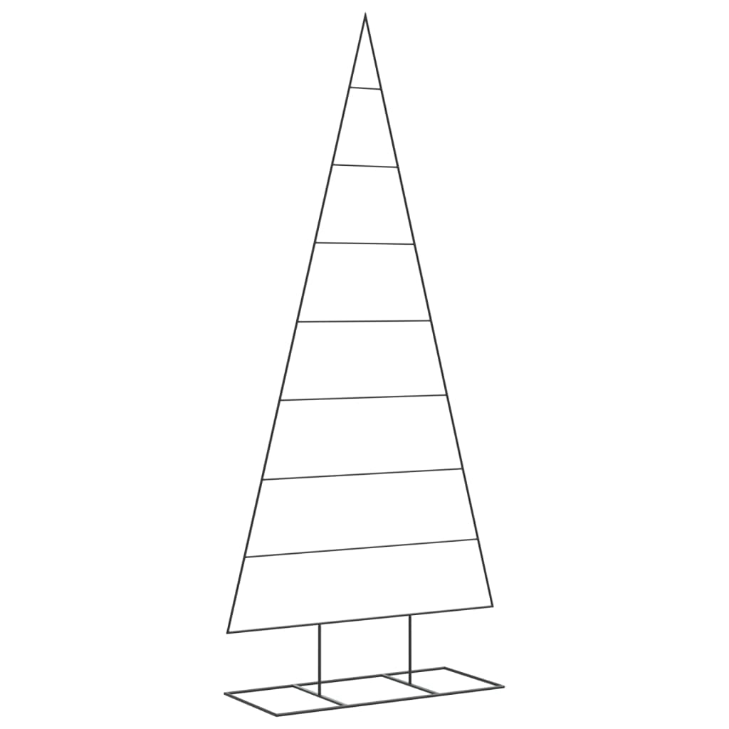 Metall-Weihnachtsbaum zum Dekorieren Schwarz 210 cm