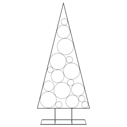 Metall-Weihnachtsbaum für Dekorationen Schwarz 180 cm