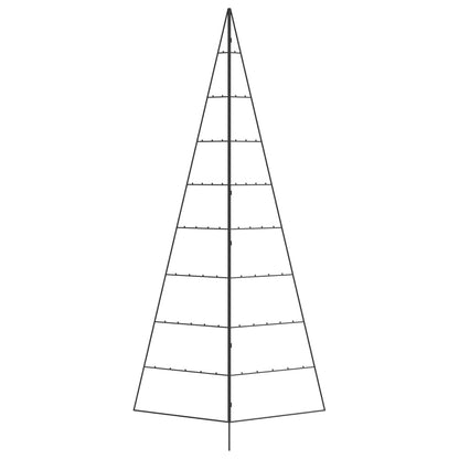 Metall-Weihnachtsbaum zum Dekorieren Schwarz 210 cm