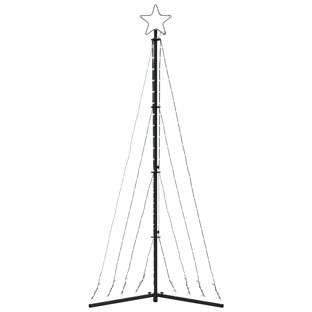 Weihnachtsbaum-Beleuchtung 339 LEDs Kaltweiß 187 cm