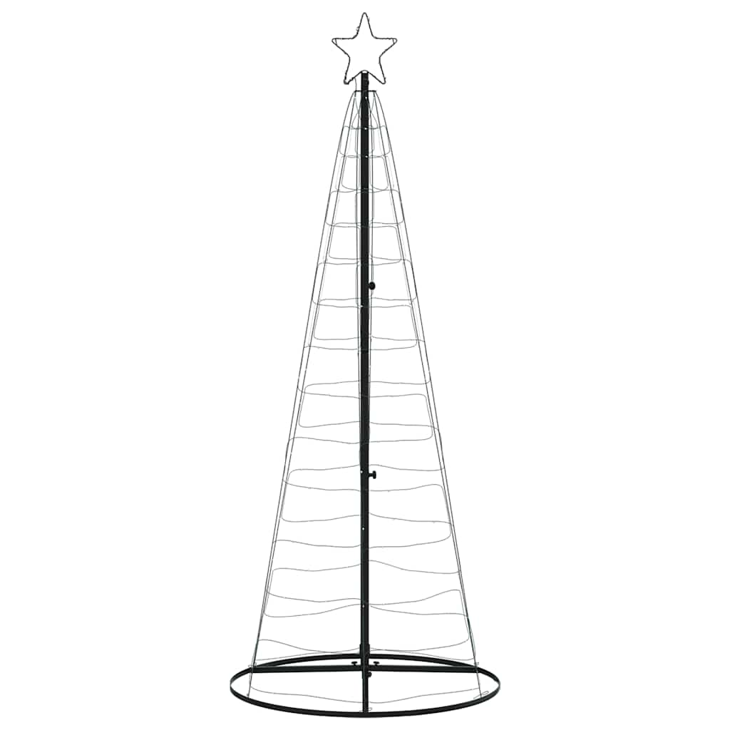 Weihnachtsbaum Kegelform 200 LEDs Warmweiß 182 cm