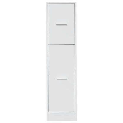 Apothekerschrank Weiß 30x41x118 cm Holzwerkstoff