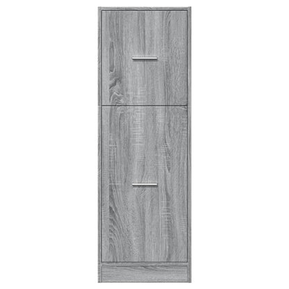 Apothekerschrank Grau Sonoma 40x41x118 cm Holzwerkstoff