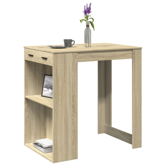 Bartisch Sonoma-Eiche 102x70x103,5 cm Holzwerkstoff