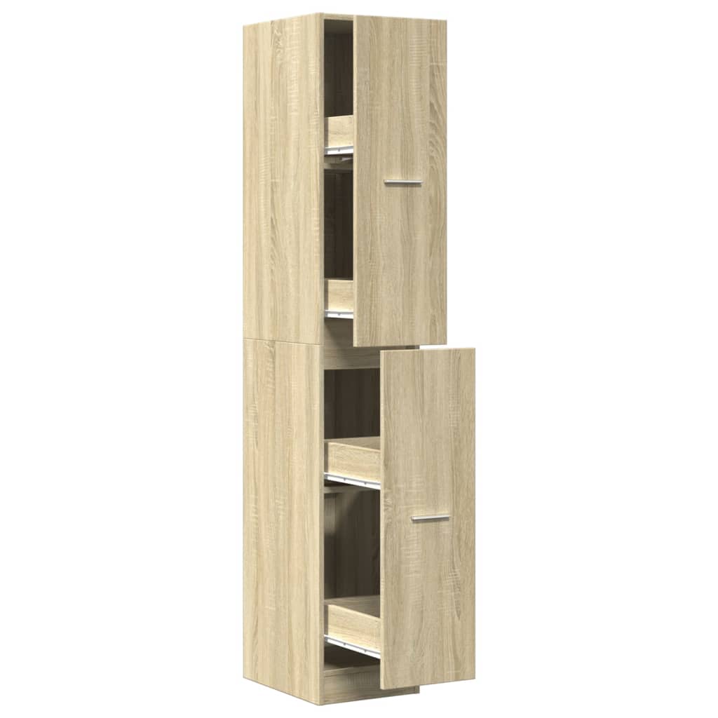 Apothekerschrank Sonoma-Eiche 30x41x174,5 cm Holzwerkstoff