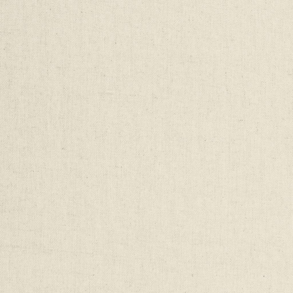 Schaukelsessel Weiß 74x90x102 cm Leinen
