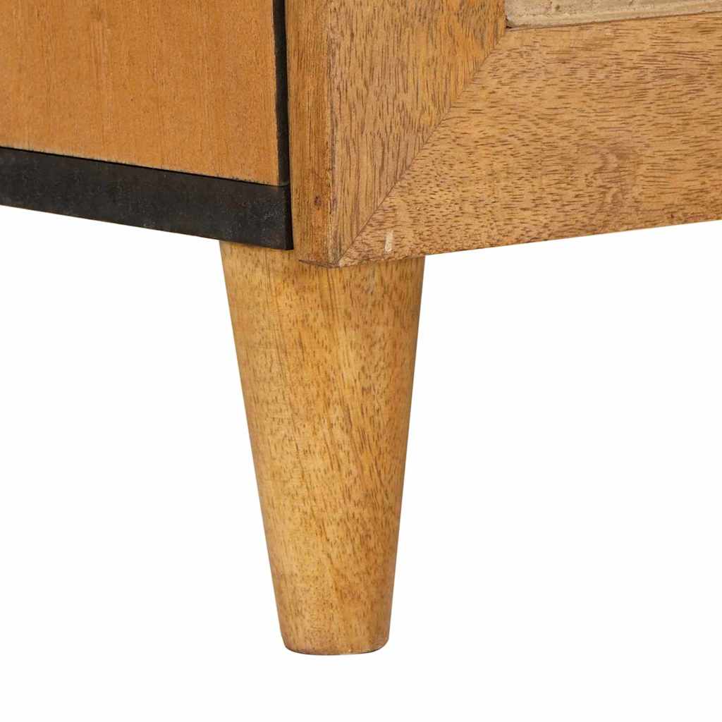 Sideboard 2 pcs Braun 60 x 33 x 75 cm massives Mangoholz