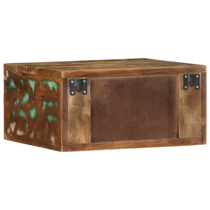 Wand-Nachttische 2 Stk. Altholz Massiv