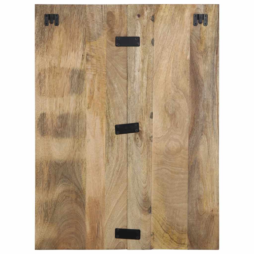 Nachttisch 60x32x80 cm Raues Mango-Massivholz