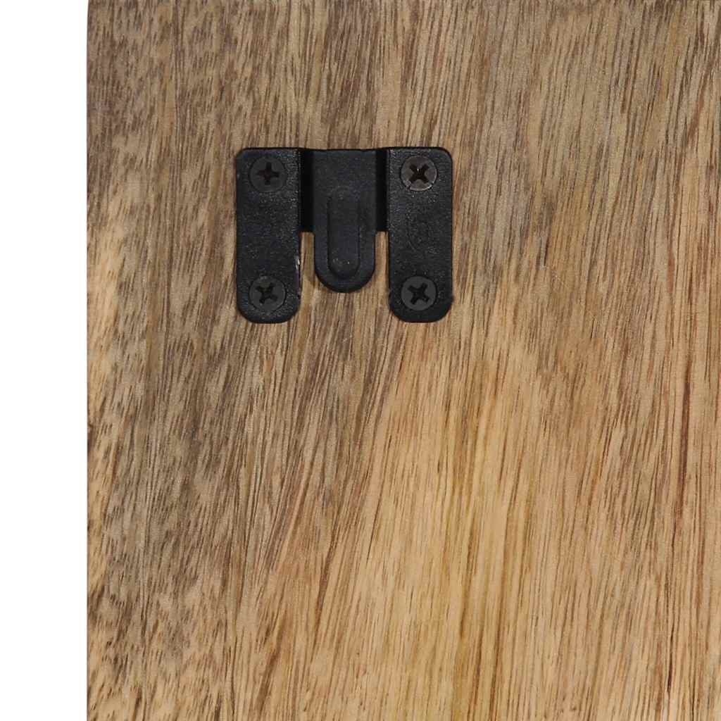 Nachttisch 60x32x80 cm Raues Mango-Massivholz