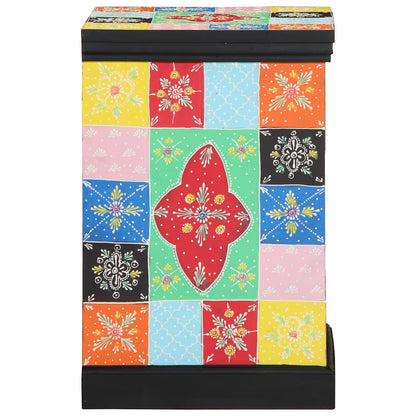 Schubladenschrank Mehrfarbig 40 x 40 x 60 cm Massivholz Mango