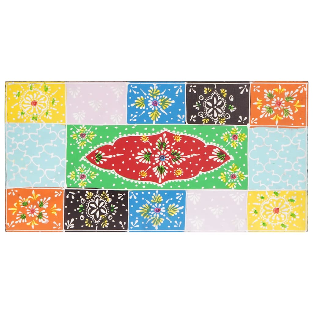 Wandregale 2 pcs Mehrfarbig 40 x 20 x 6 cm Massivholz Mango